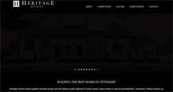 Desktop Screenshot of heritagehomestn.com